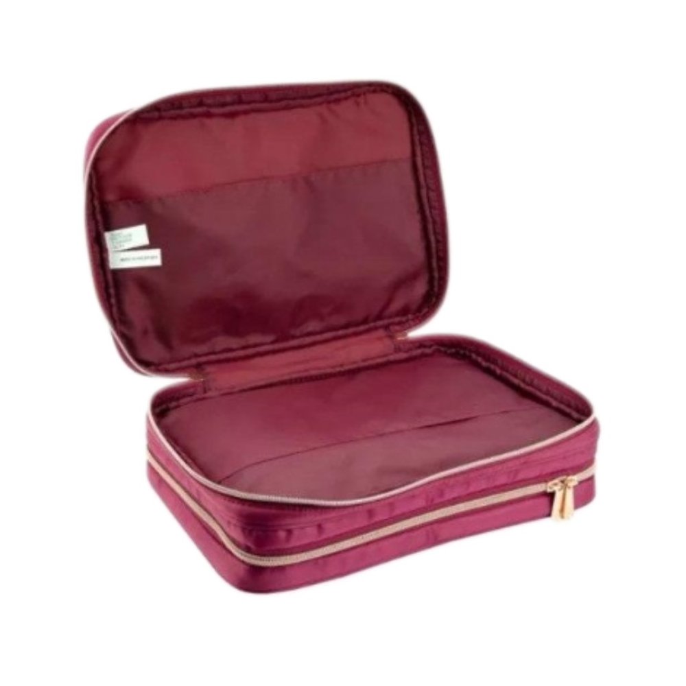 Sonia Kashuk burgundy travel tote - Picture 3 of 4